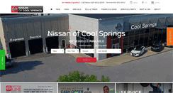 Desktop Screenshot of nissanofcoolsprings.com